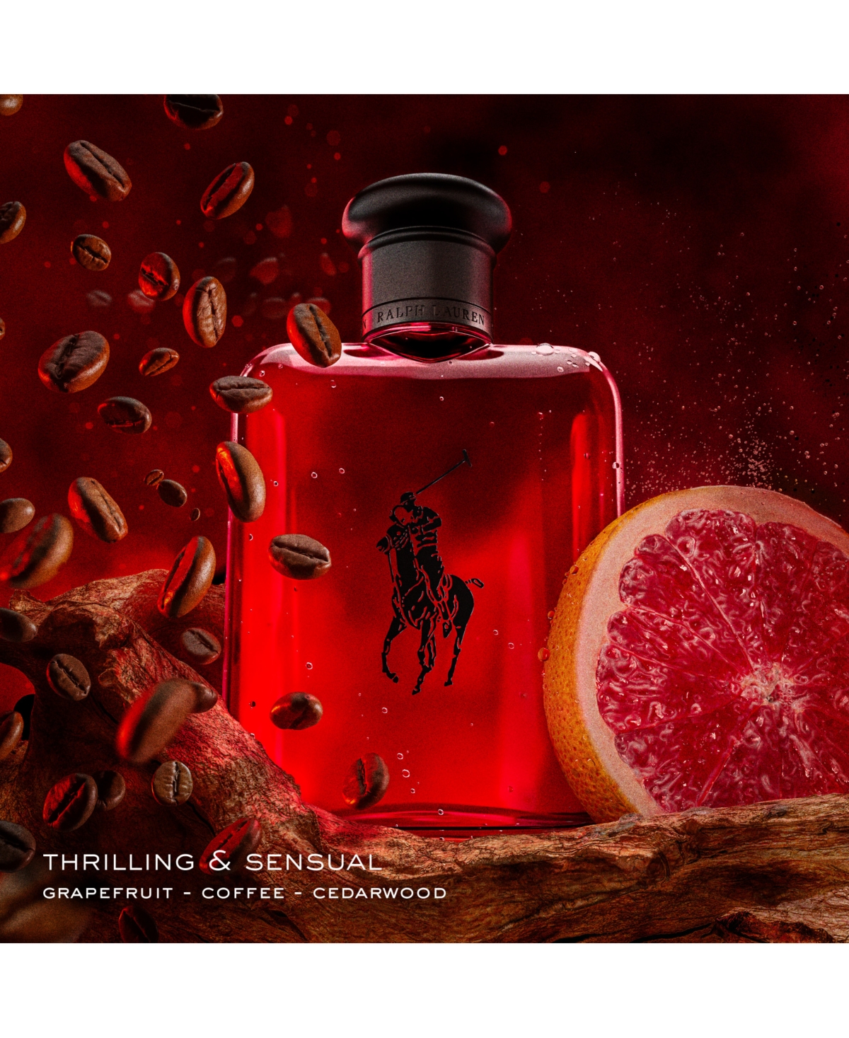 Ralph Lauren Polo Red Eau de Toilette Cologne Trio Gift Set