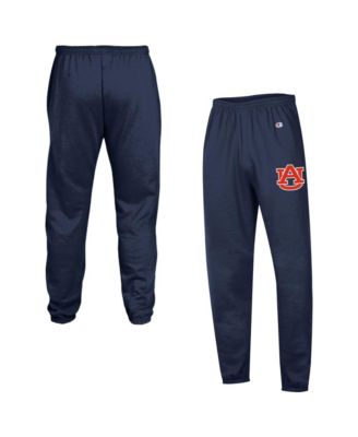 Men's Navy Auburn Tigers Powerblend Banded Fleece Sweatpants