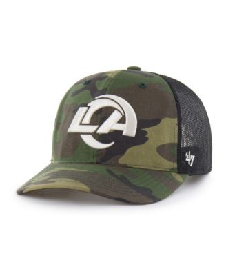 Men's Los Angeles Rams Adjustable Mesh Trucker Hat