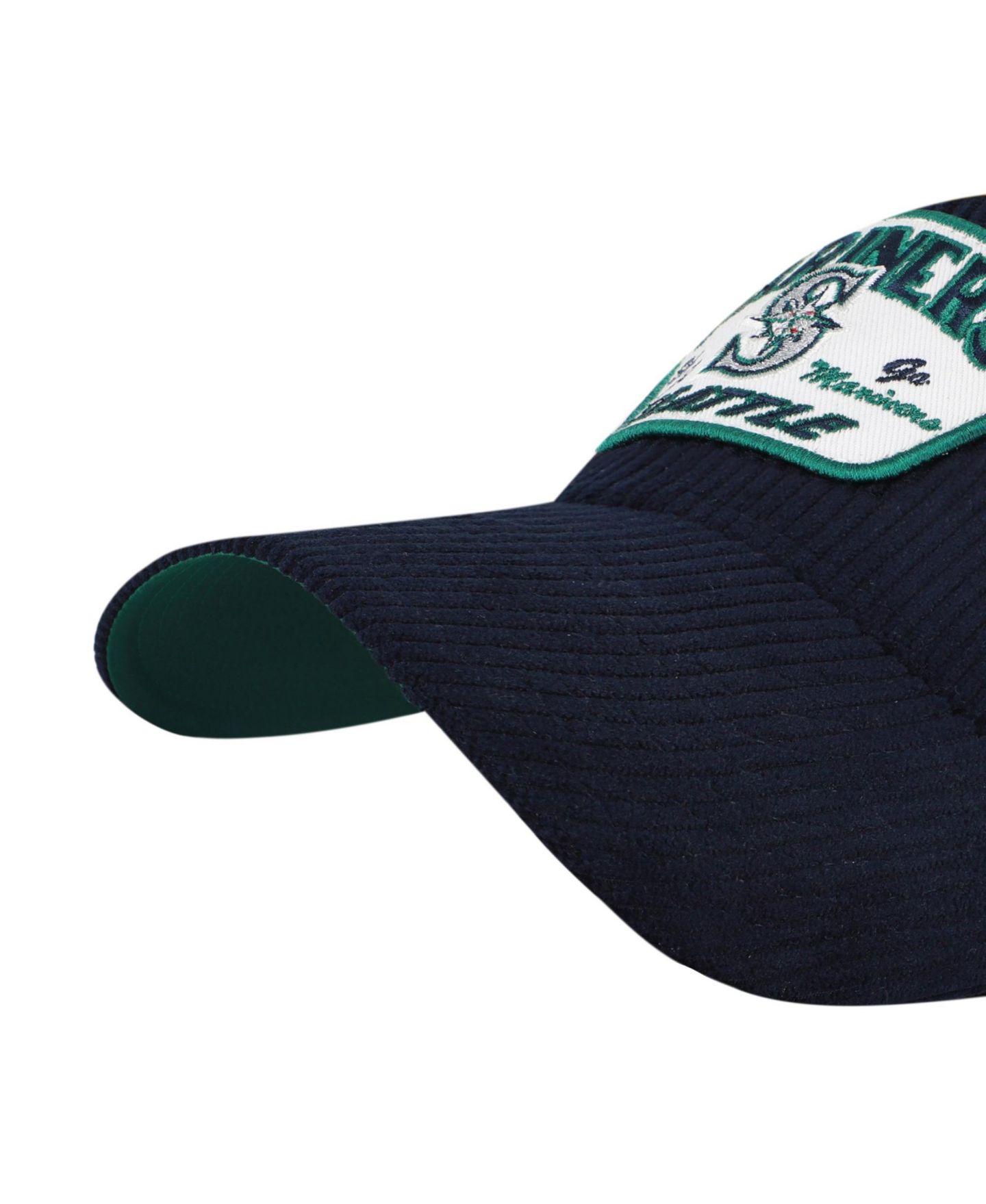 Мужская кепка '47 Brand Navy Seattle Mariners Accordia Corduroy MVP Adjustable Hat — фото 3