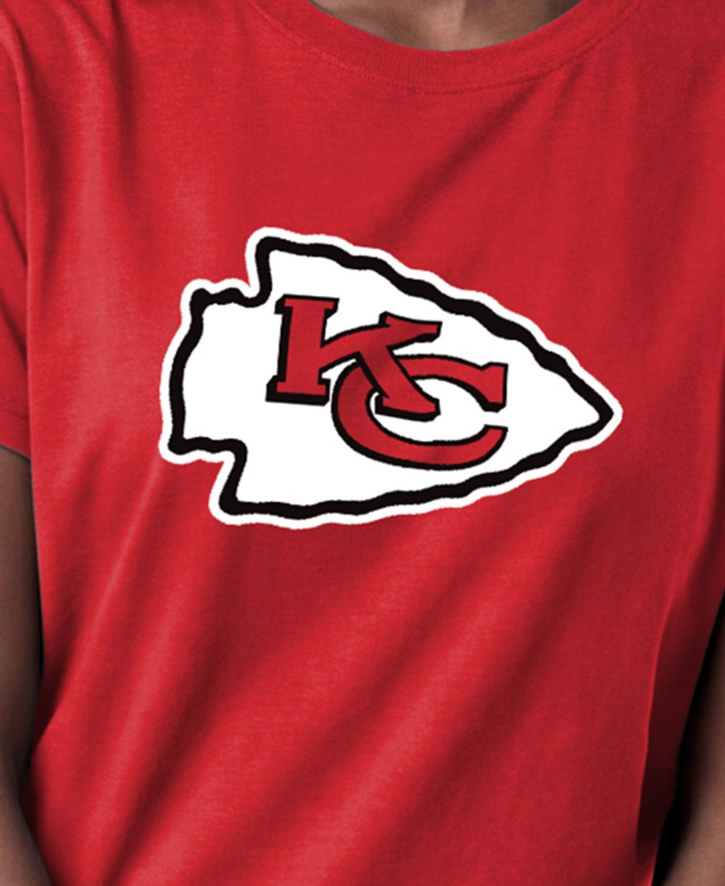 Женская футболка Champion Kansas City Chiefs Crewneck Short-Sleeve Cotton-Blend — фото 5