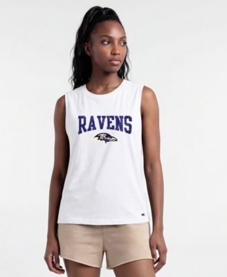 Women's Baltimore Ravens Crewneck Muscle Tank