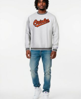 Men's Baltimore Orioles Reverse Weave Crewneck Sweatshirt