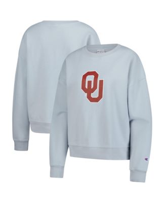 Women's Oklahoma Sooners Powerblend Relaxed-Fit Crewneck Long-Sleeve Sweatshirt
