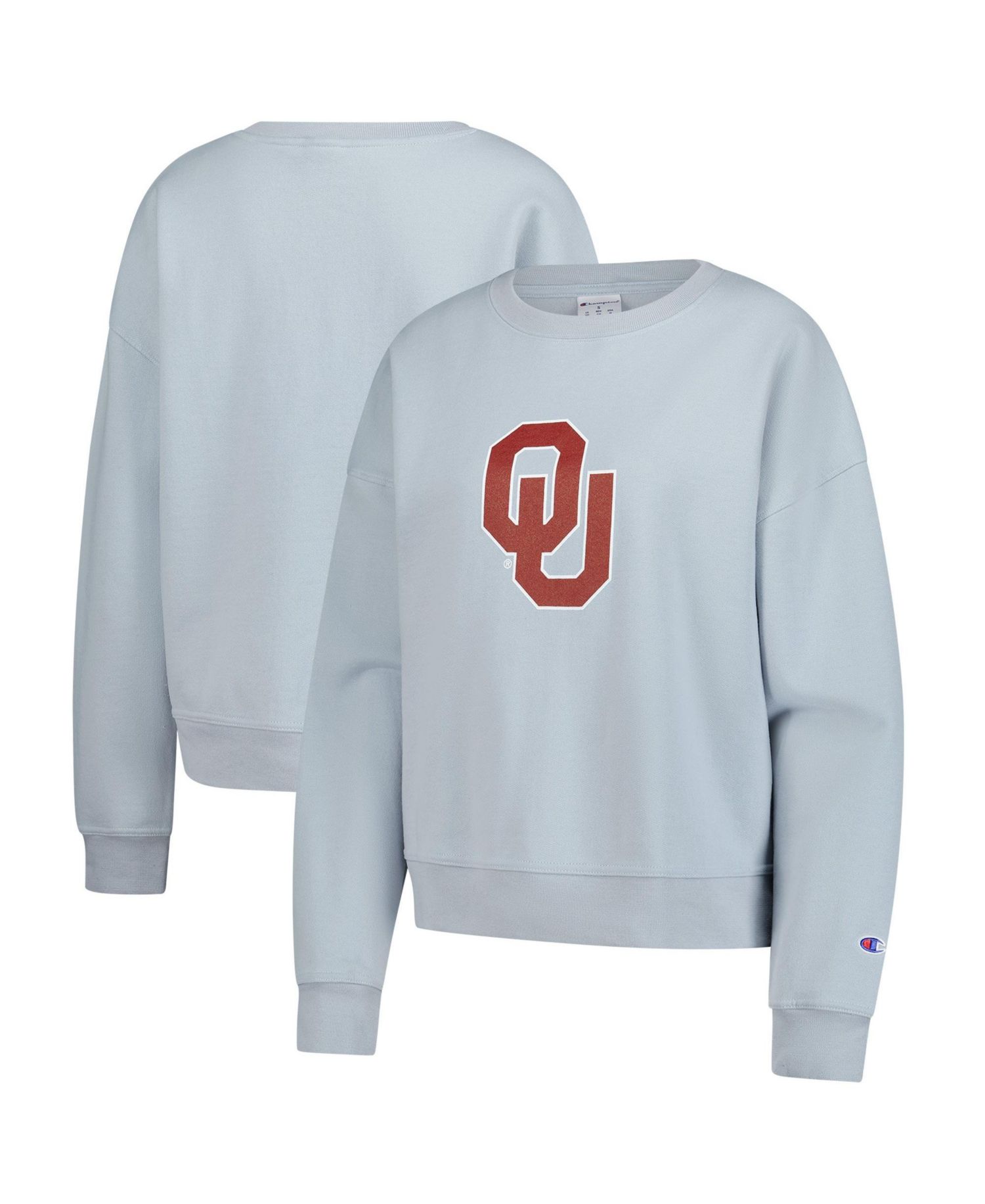 Women's Oklahoma Sooners Powerblend Relaxed-Fit Crewneck Long-Sleeve Sweatshirt