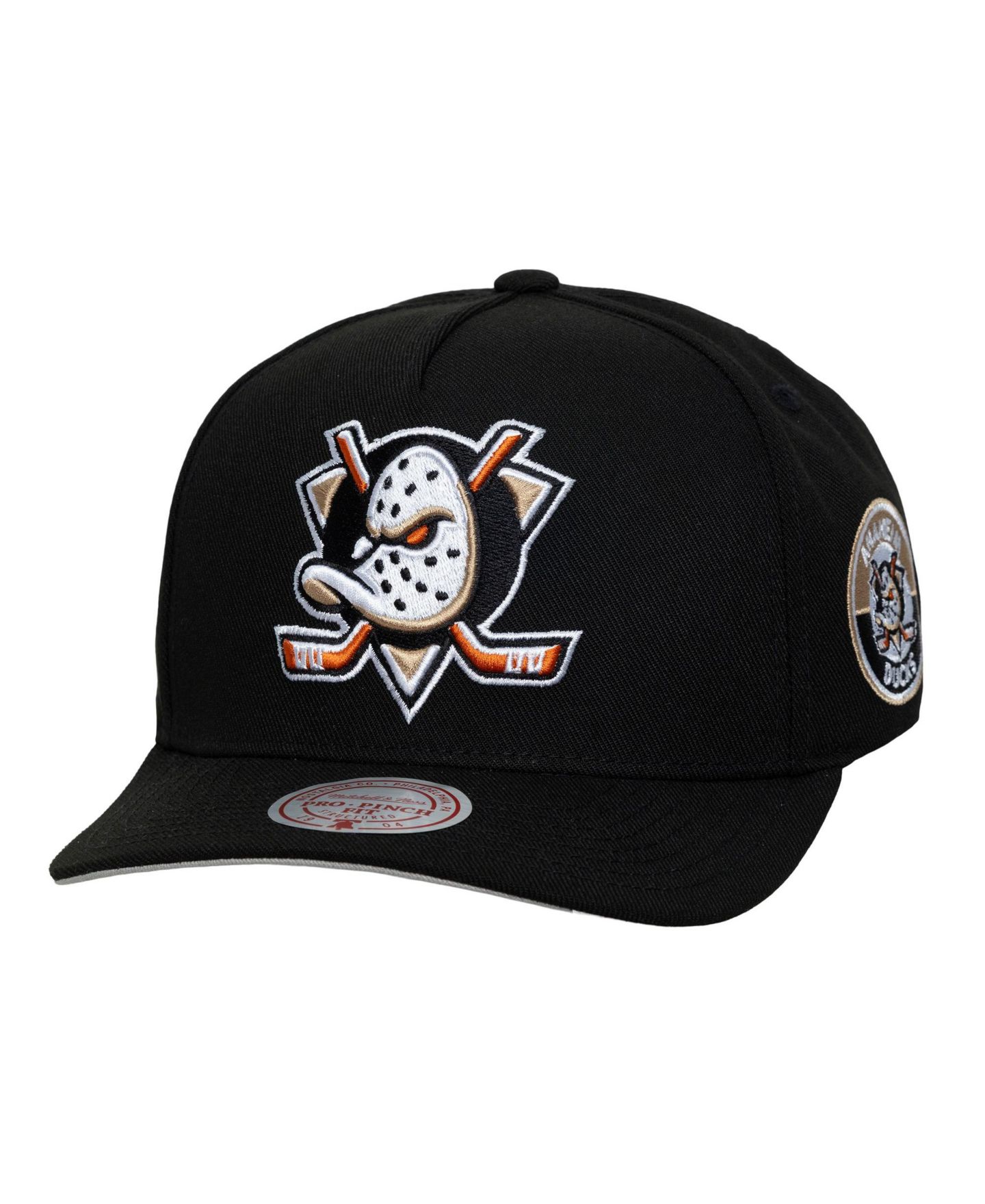Мужская кепка-снэпбэк Mitchell & Ness Anaheim Ducks с высокой тульей — фото 1