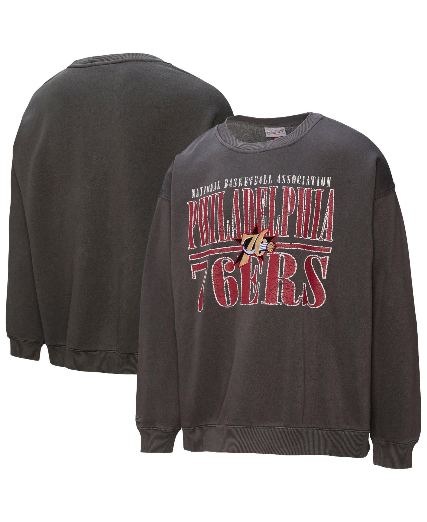 Men's Philadelphia 76ers NBA Downtown Collection Relaxed-Fit Fleece Sweatshirt