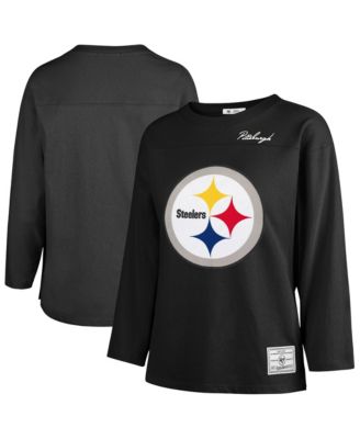 Women's Pittsburgh Steelers Game Nod Timeless Long-Sleeve Heavyweight T-Shirt