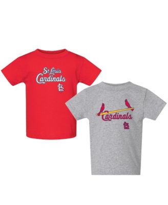 Toddler 2-Pack Red/Gray St. Louis Cardinals Logo T-Shirt