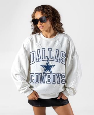 Women's Dallas Cowboys Big Play Energy Oversized Crewneck Sweatshirt