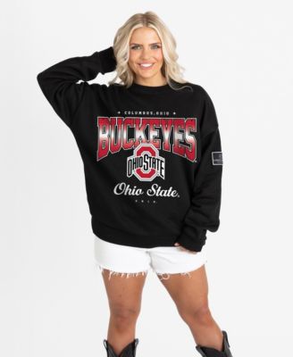 Women's Ohio State Buckeyes Powerhouse Play Oversized Fleece Sweatshirt