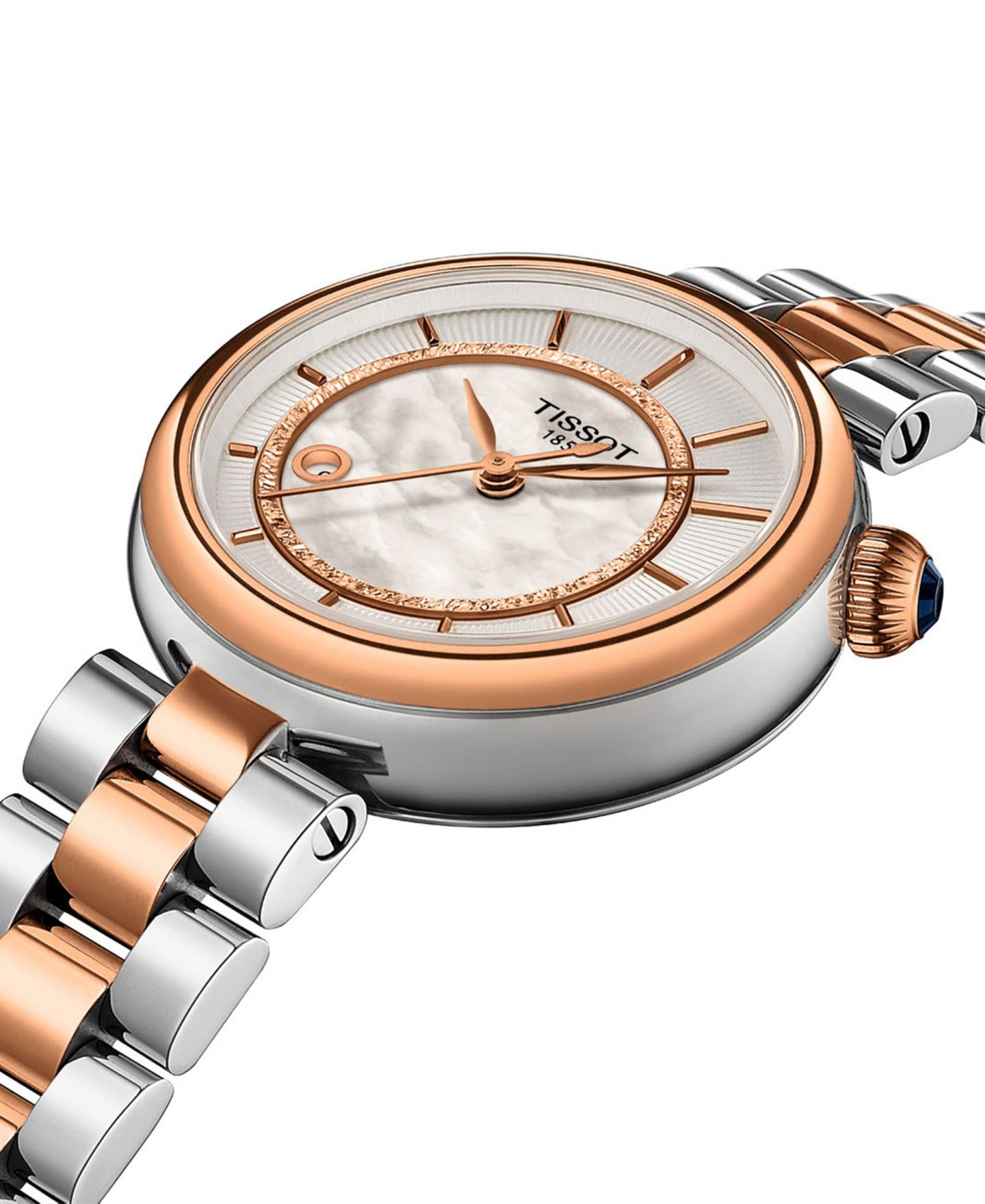 Женские часы Tissot Desir Automatic Two-Tone Stainless Steel Bracelet Watch 28mm — фото 4