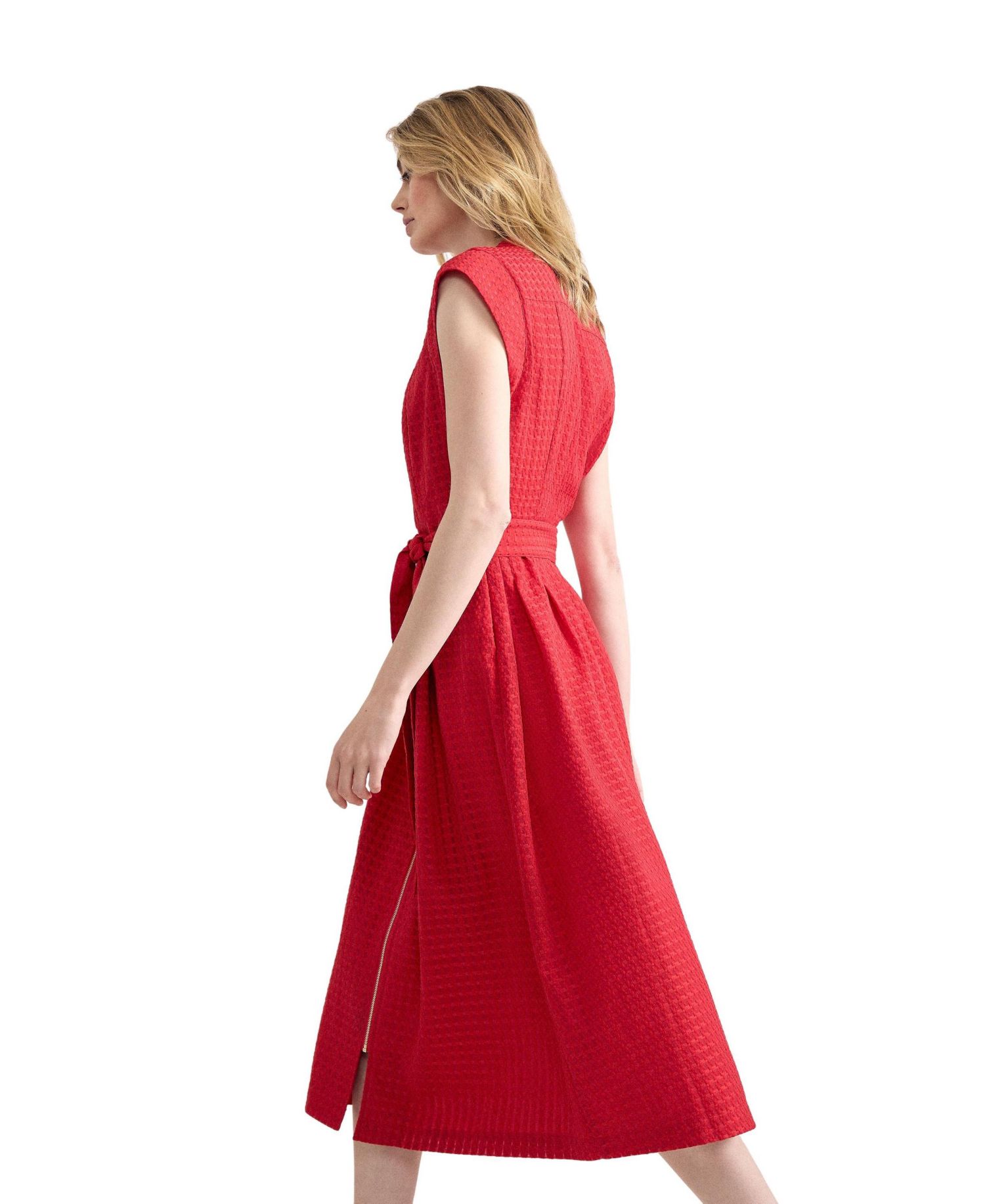 Women's Elvira Zip-Front Midi Dress