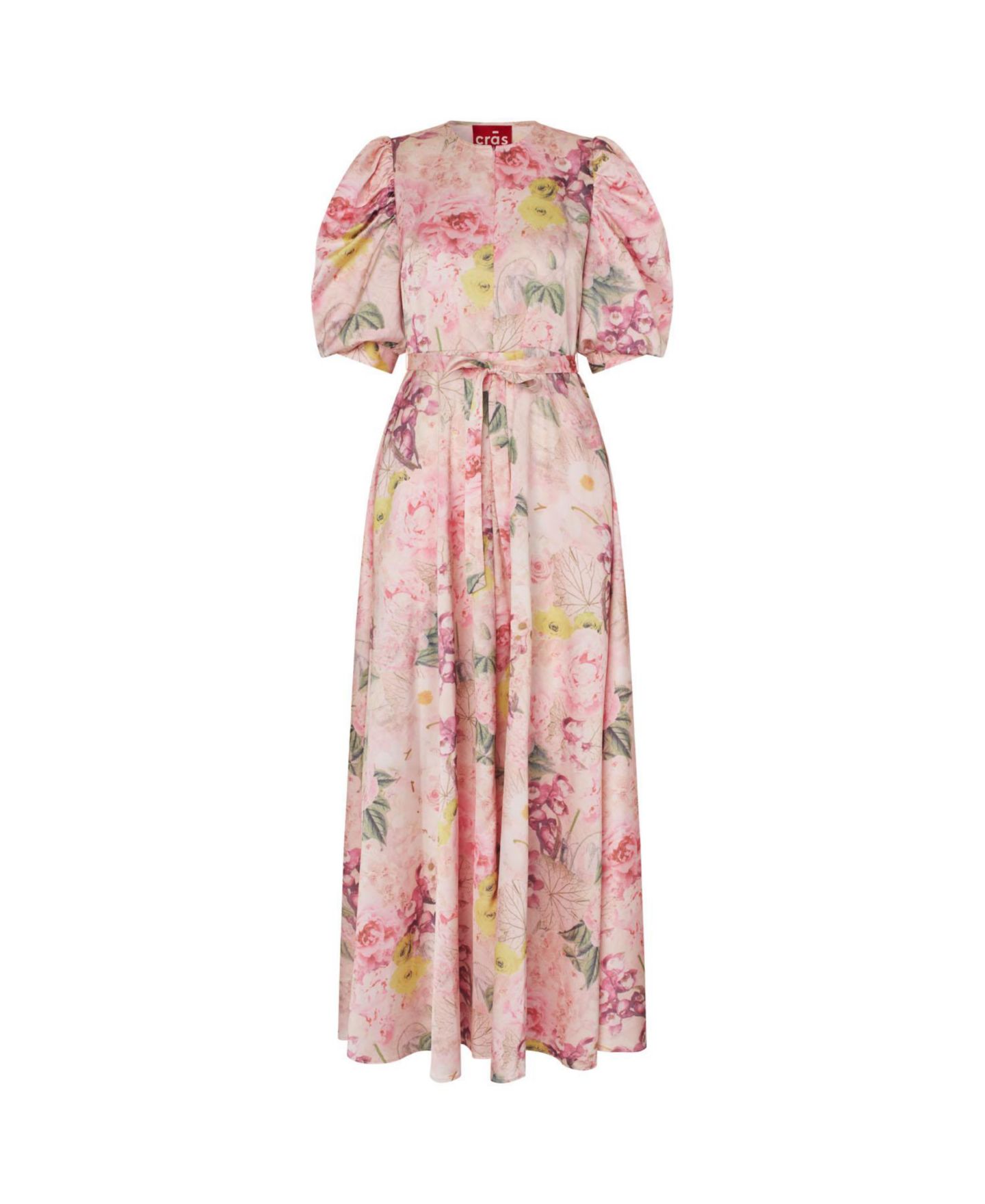 Женское платье CRAS Kayla Floral-Print Short-Sleeve Wedding Guest Maxi, цвет: С принтом — фото 6