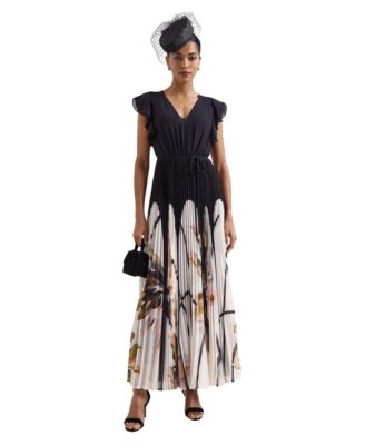 Women's Uma Pleated Floral Maxi Dress