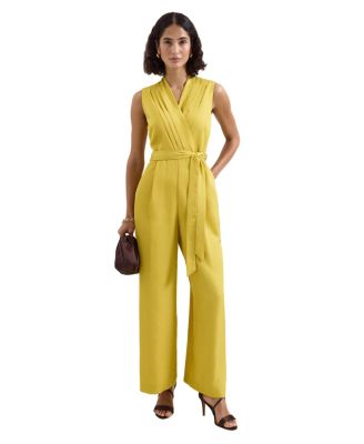 Women's Taylor High-Waist Wrap Jumpsuit