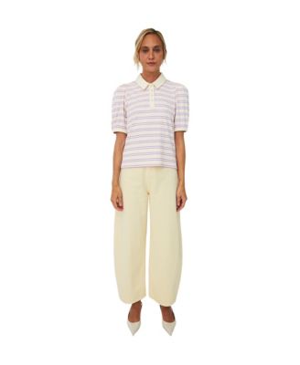 Women's Kleo Striped Polo Shirt