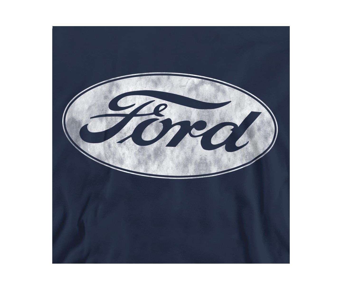 Мужская толстовка Mustang Ford Logo Graphic Regular-Fit Crewneck, цвет: Тёмно-синий — фото 2