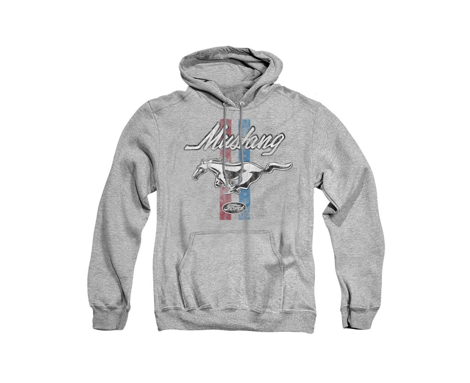 Men's Ford Stripes Graphic Kangaroo-Pocket Pullover Hoodie