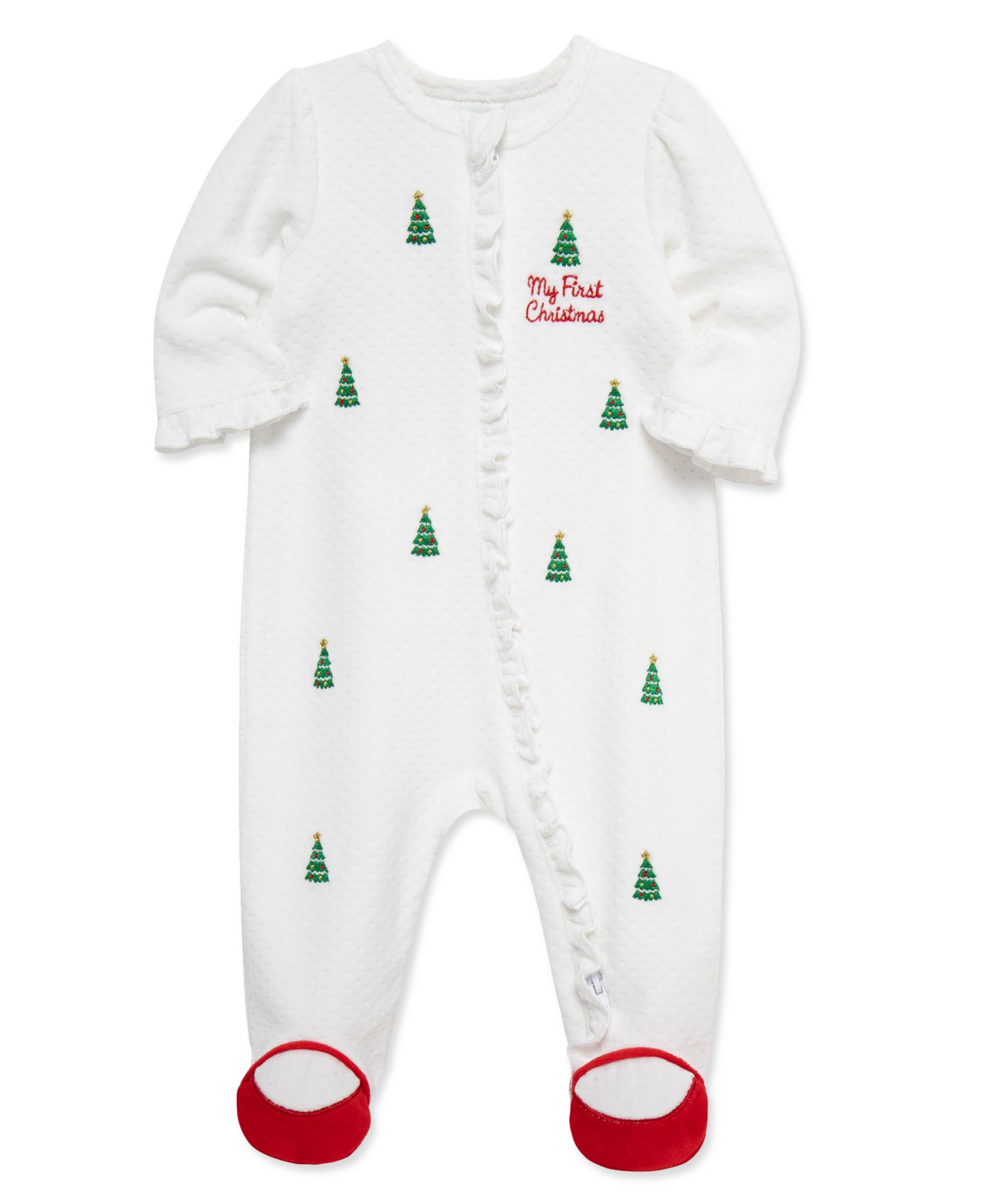 Baby Girls' Merry Trees Graphic Footed Coveralls