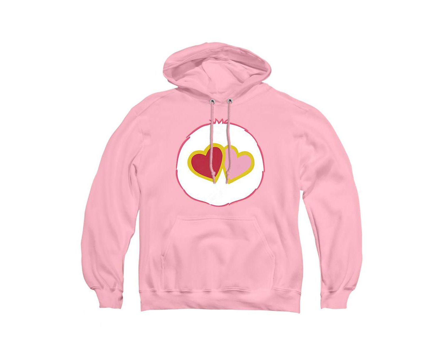 Men's Love A Lot Belly Graphic Kangaroo-Pocket Pullover Hoodie