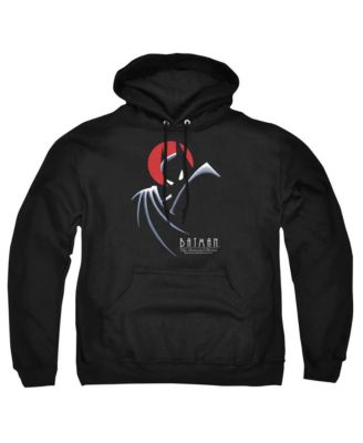 Men's The Animated Series Behind The Cape Graphic Long-Sleeve Pull-Over Hoodie