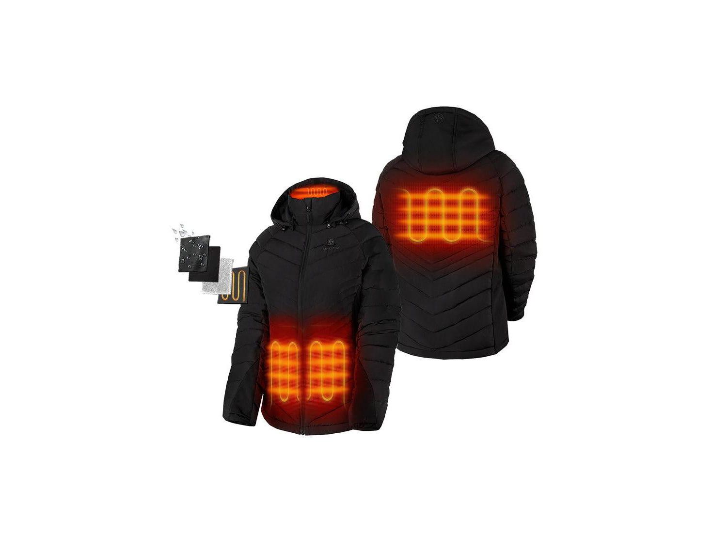Women's 4-Zone Heated Down Jacket
