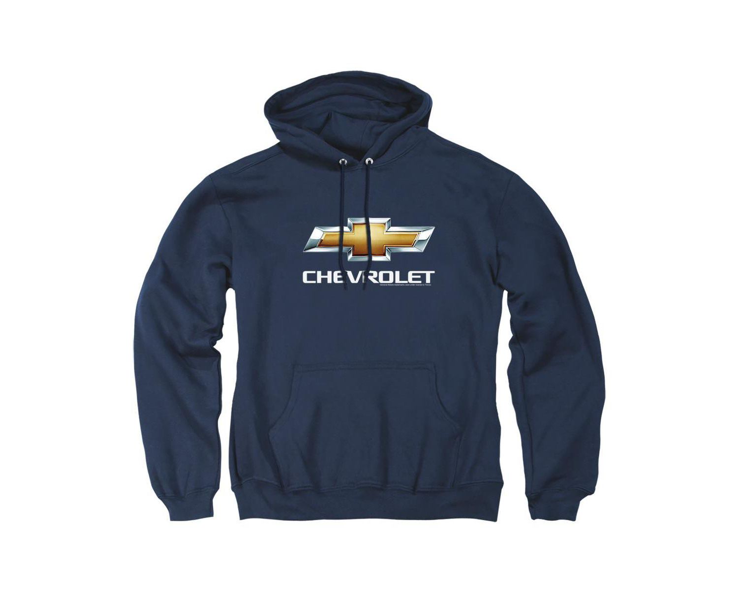 Men's Chevrolet Chevy Bowtie Stacked Pull-Over Hoodie