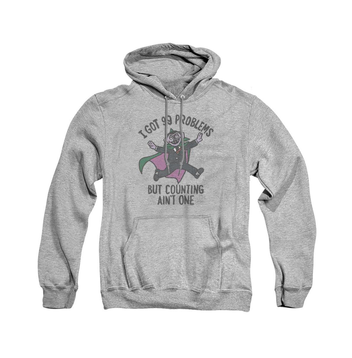 Sesame Street Men's Big & Tall Count 99 Problems Graphic-Pullover Hoodie