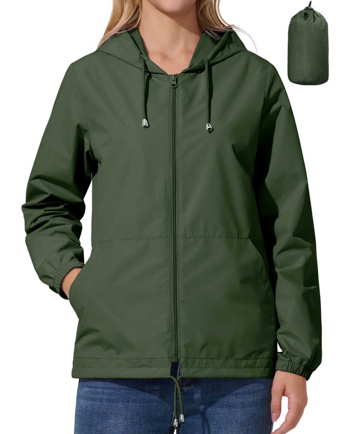 Piscifun Women's Waterproof Packable Lightweight Jacket