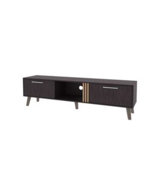 Dragon Tv Stand with 2 Doors and Open Storage