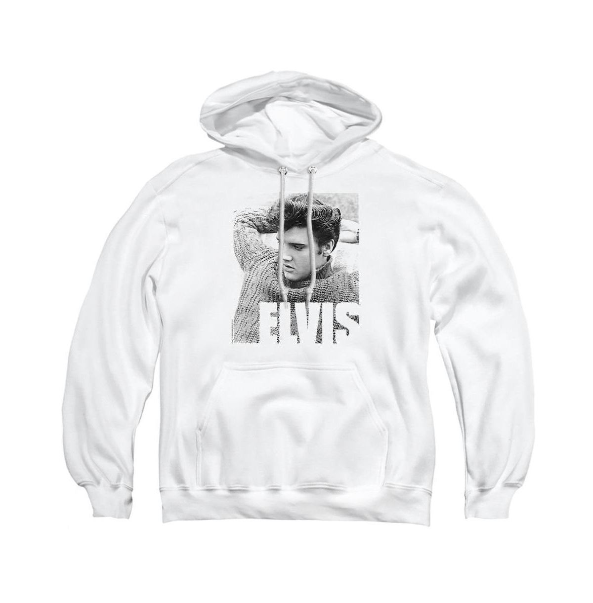 Elvis Men's Presley Relaxing Graphic Pull-Over Hoodie