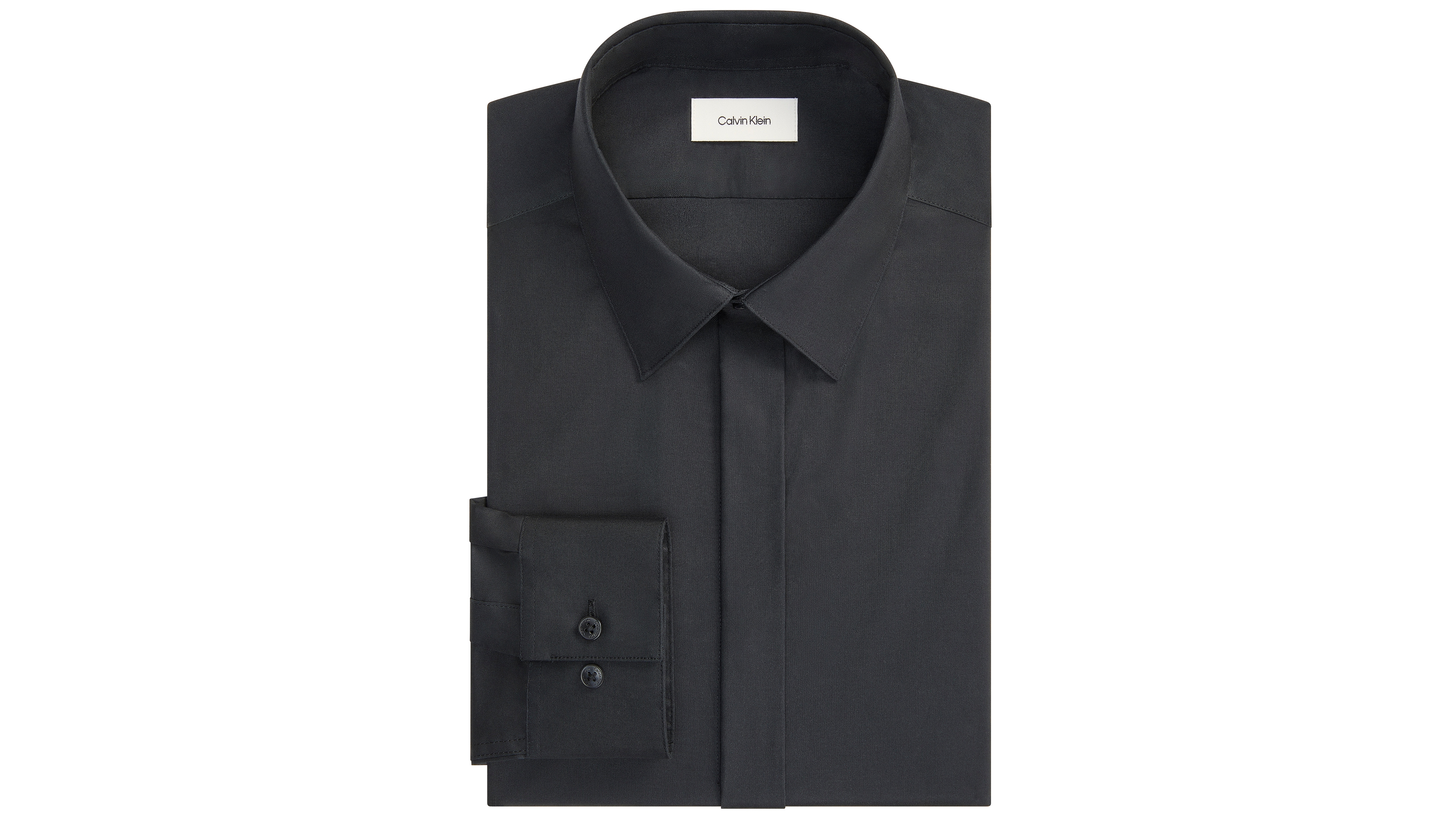 Calvin Klein Men's Slim Fit French Cuff Dress Shirt