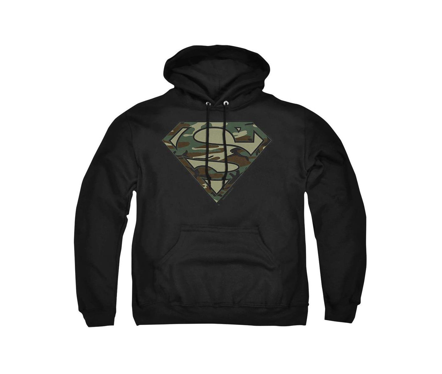 Мужское худи Superman Camo Graphic Pull-Over, цвет: Чёрный — фото 1