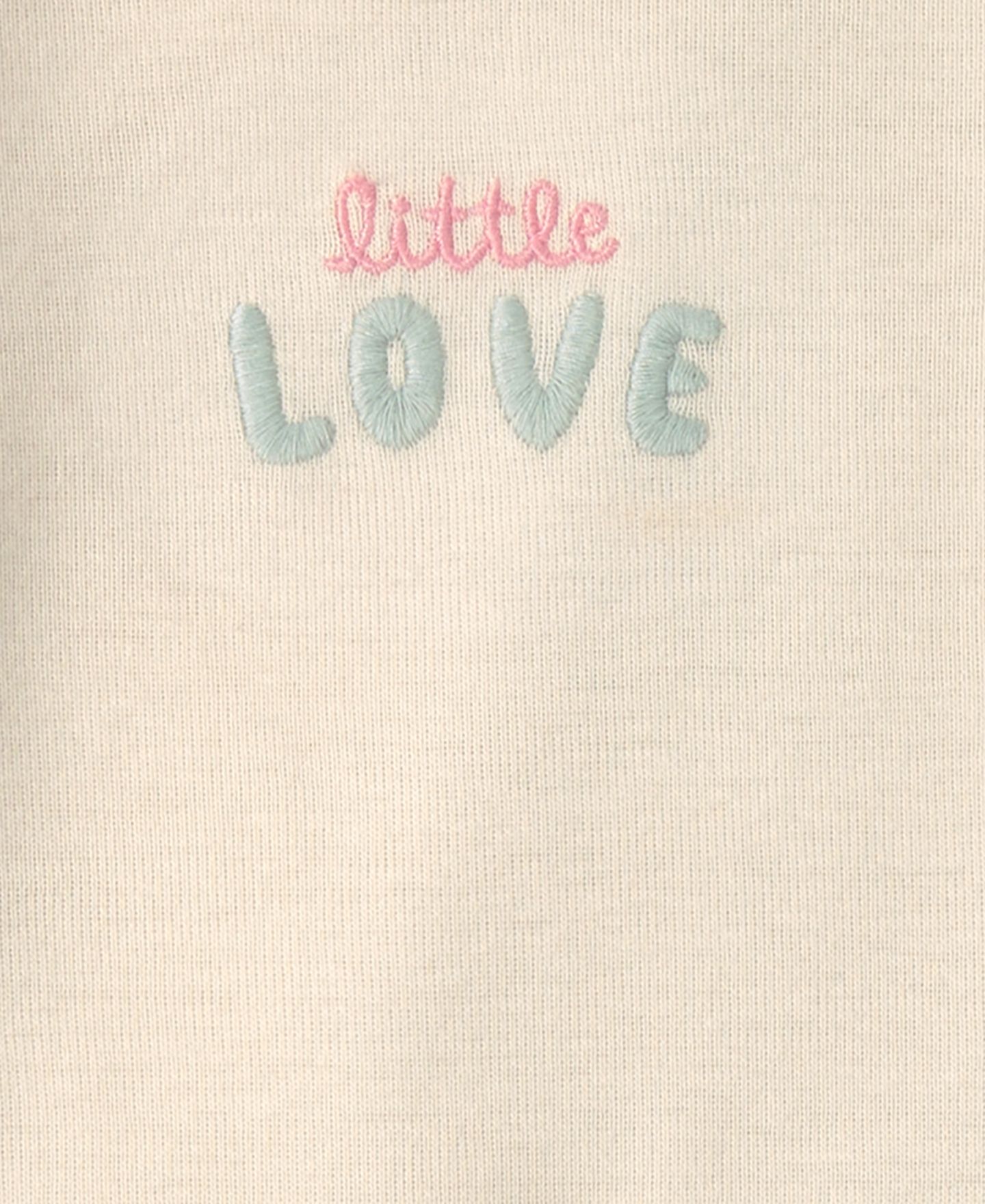 Детский комплект Carter's Little Love для девочки: боди с белым медведем и брюки, цвет: Зелёный / Кремовый — фото 3