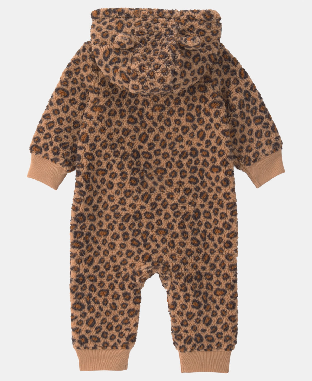 Carter's Baby Girls' Leopard Teddy Fleece Jumpsuit