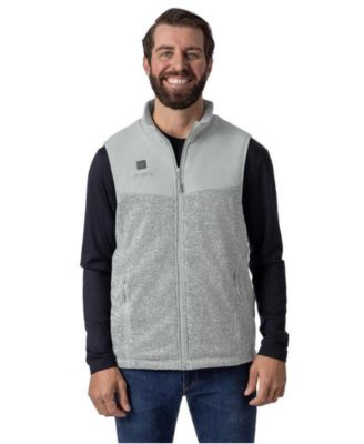 Men's Big & Tall 4-Zone Heated Fleece Vest