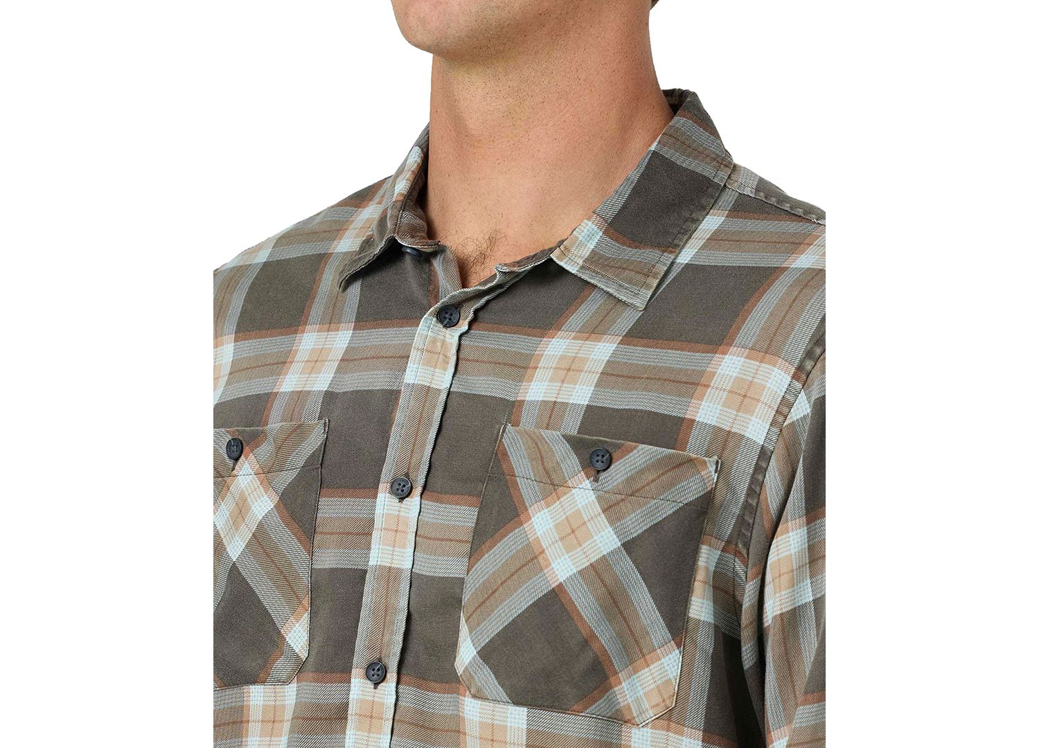 Men's Print Long-Sleeve Flannel Shirt