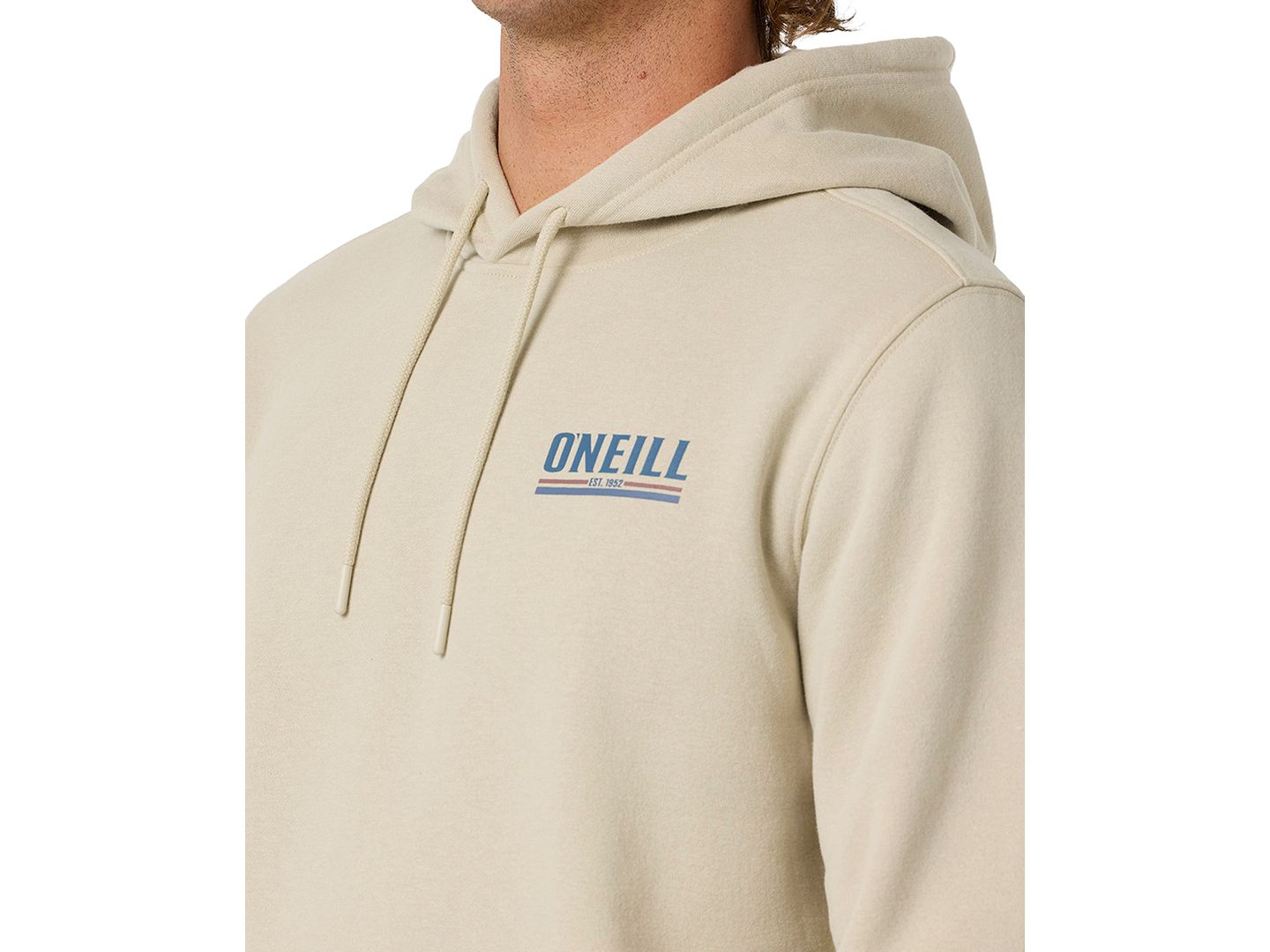 Мужское худи O'Neill Sun Supply Pullover Hooded Graphic-Fleece, цвет: Песочный — фото 4
