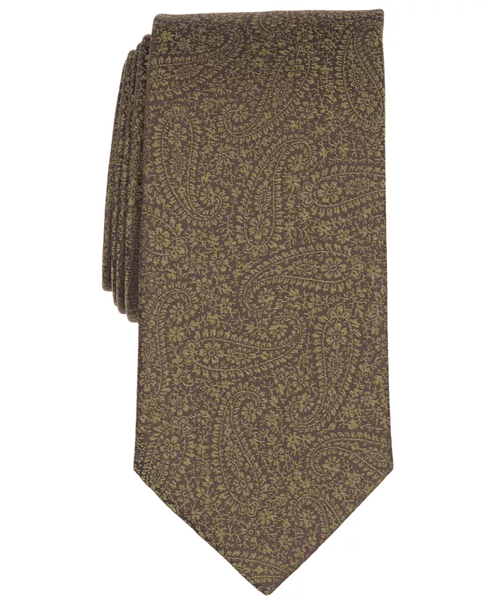 Men's Cottage Paisley Pattern Classic Tie - thumbnail 4