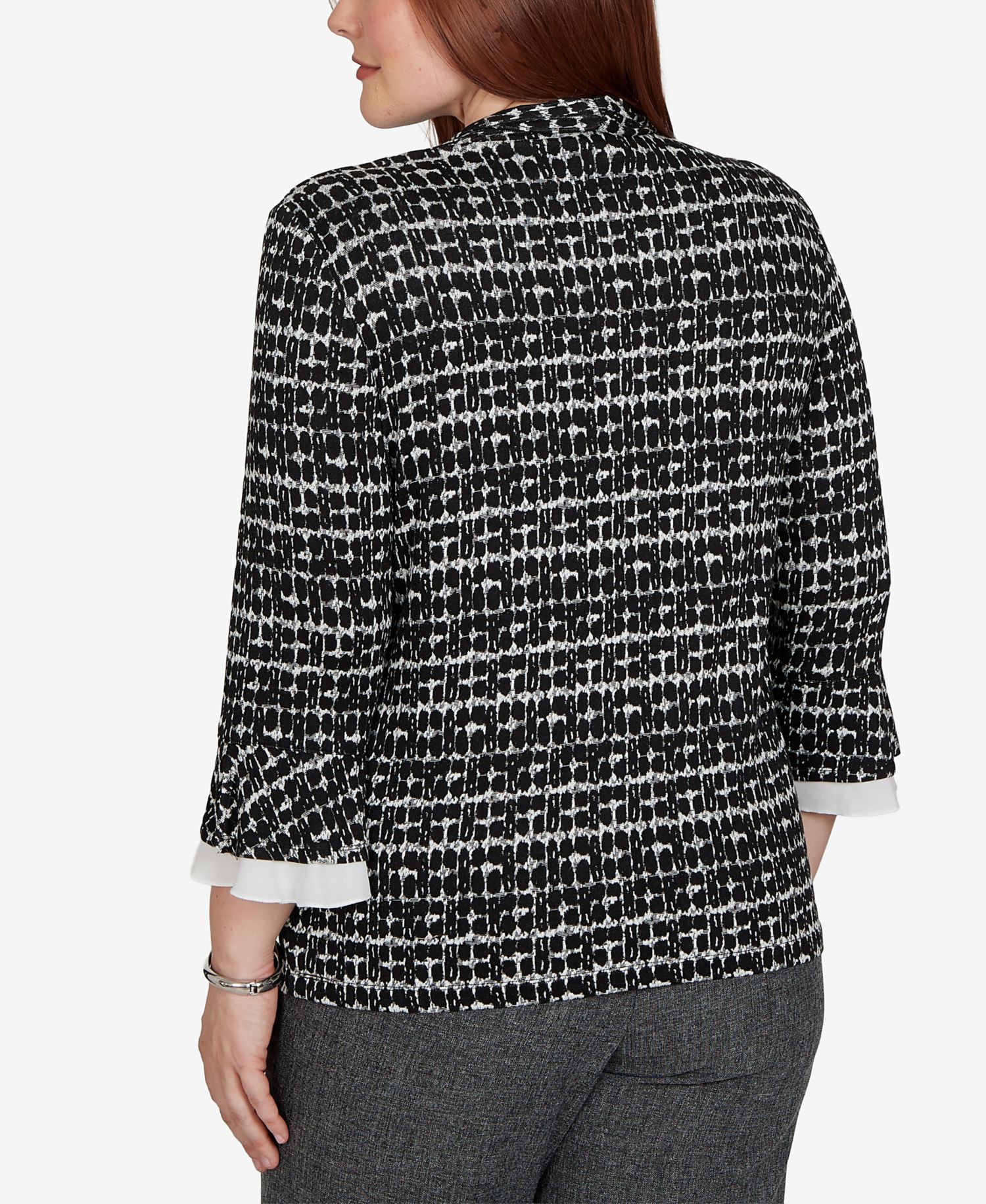 Petite Dressy 3/4-Sleeve Top