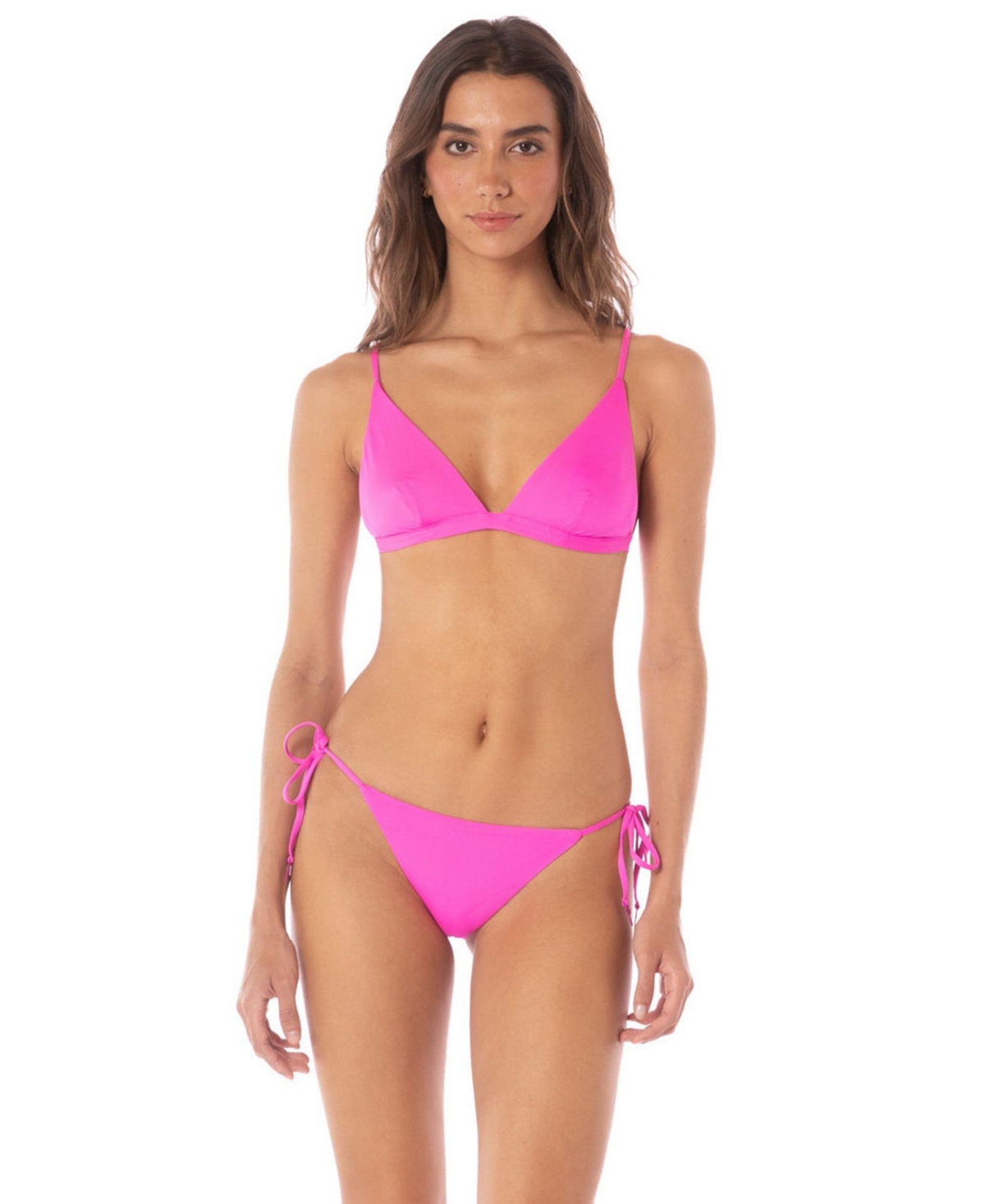 Maaji Women's Poppy Pink Sunning Bikini Bottom