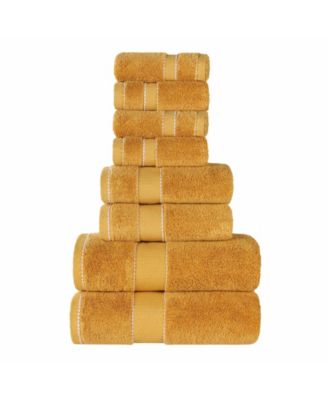 Niles Egypt Produced Giza Dobby Ultra-Plush Thick Soft Absorbent 8-Piece Towel Set