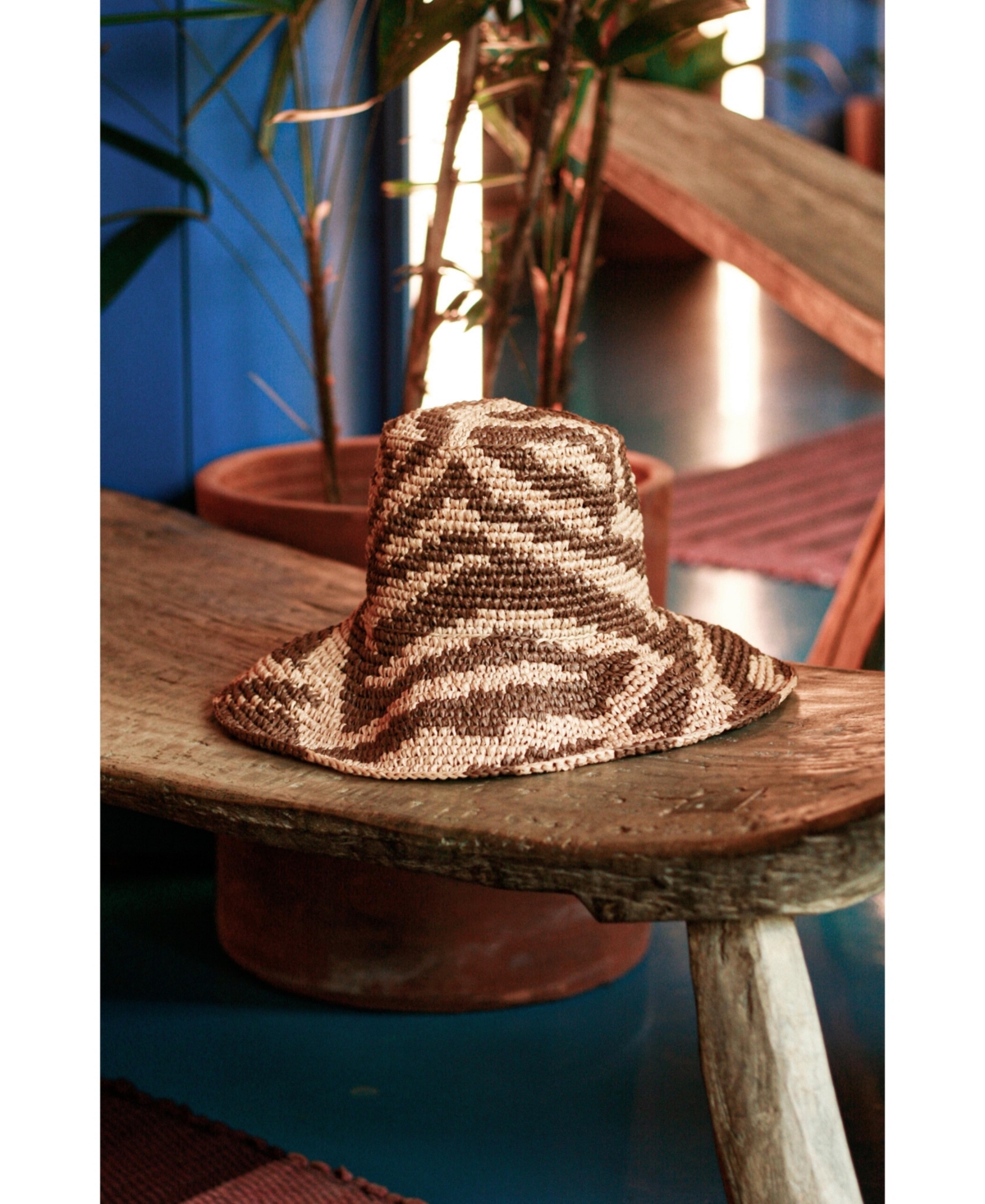 Brunna.co Women's The Zenda Wide Brim Raffia Rancher Hat