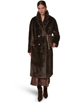 Women's Double-Breasted Long Coat