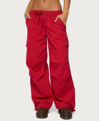 Women's Paskal Cargo Wide-Leg Parachute Pants