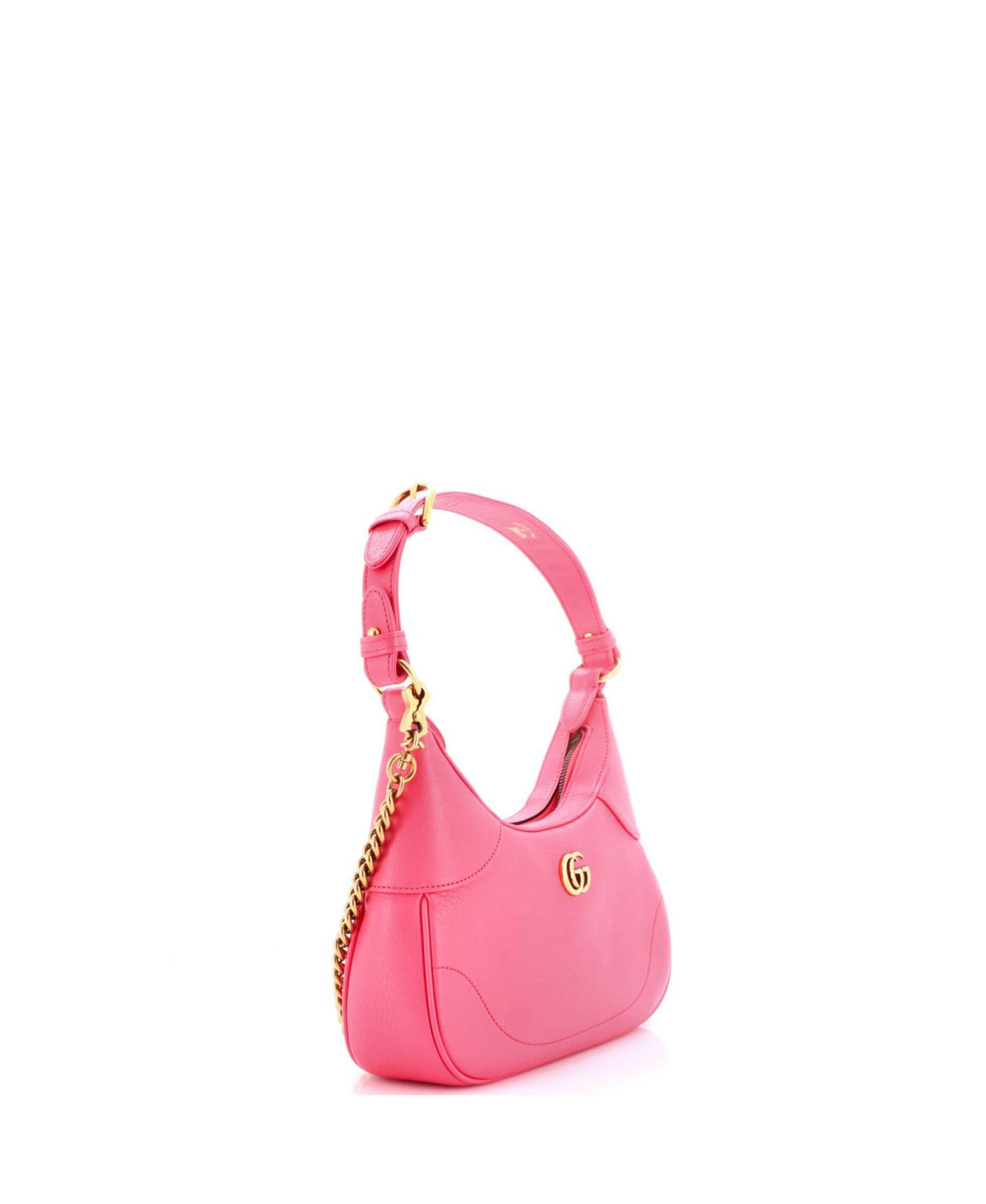 Small Aphrodite Zip Shoulder Bag Leather