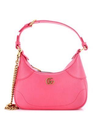 Small Aphrodite Zip Shoulder Bag Leather