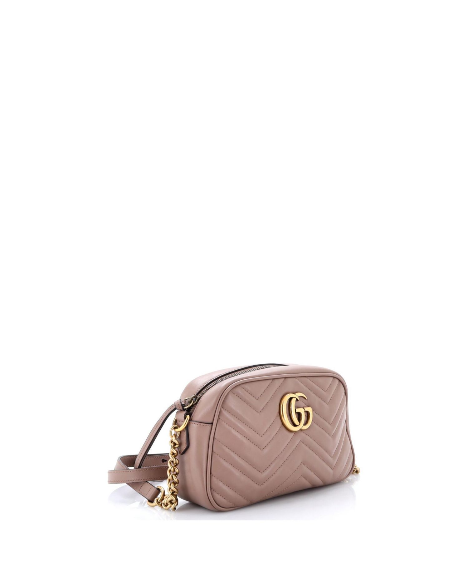 Small GG Marmont Shoulder Bag Matelasse Leather