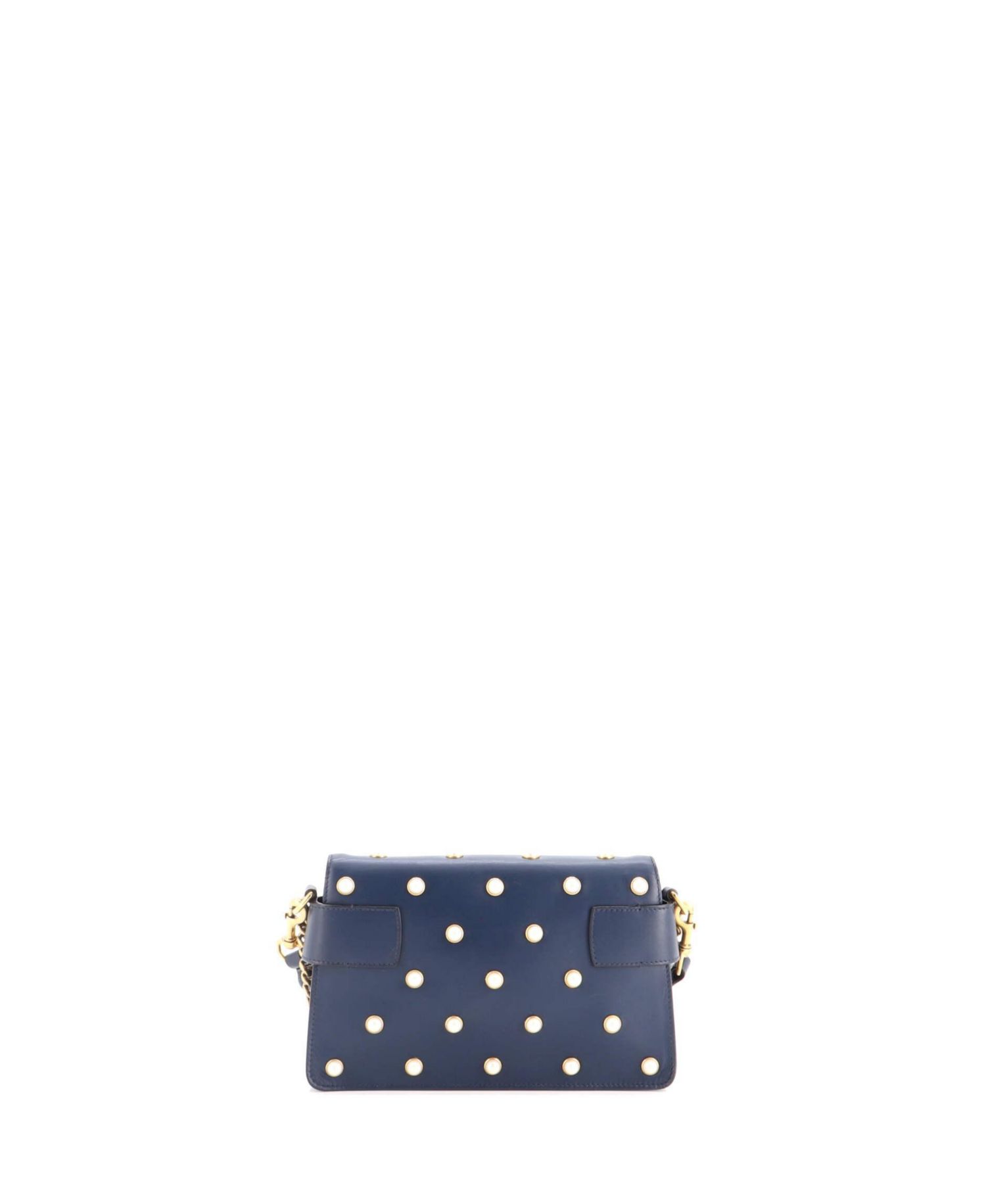 Mini Broadway Pearly Bee Shoulder Bag Embellished Leather